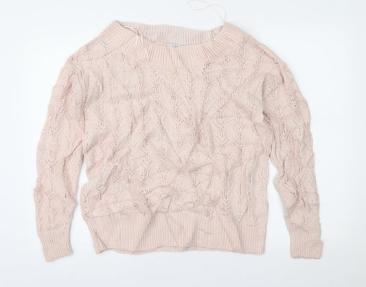 NEXT Womens Pink   Pullover Jumper Size M