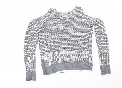 Tu Womens Blue Striped  Pullover Jumper Size 12