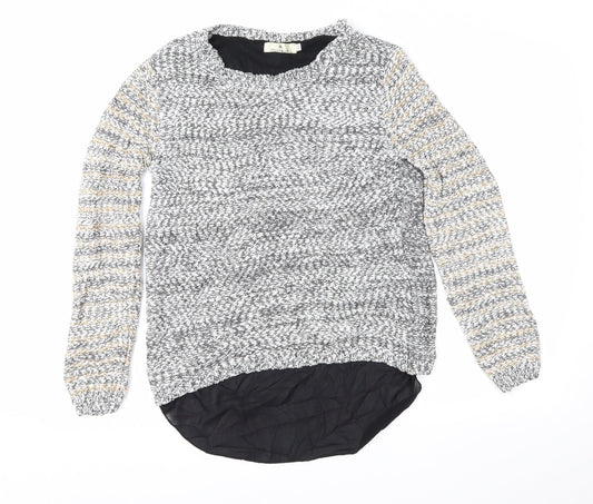 Anny & Will Womens Grey   Pullover Jumper Size S