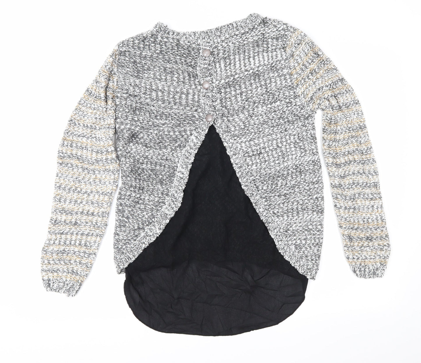 Anny & Will Womens Grey   Pullover Jumper Size S