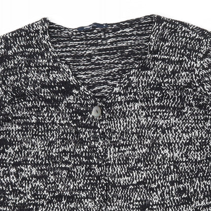 Dash Womens Black   Cardigan Jumper Size 12