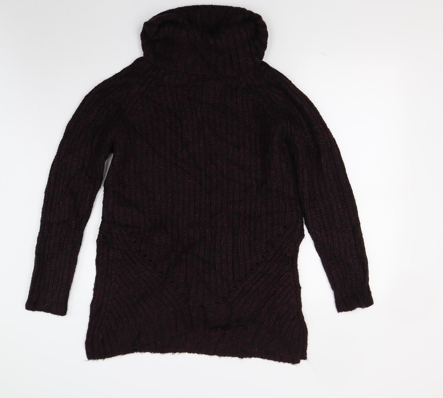 Papaya Womens Red  Knit Pullover Jumper Size S