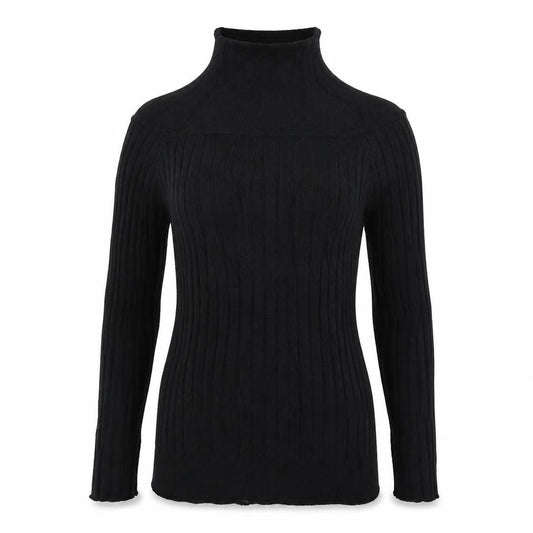 Vero Moda Womens Black  Knit Pullover Jumper Size M