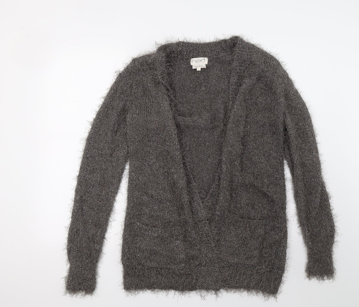 NEXT Womens Grey   Cardigan Jumper Size M