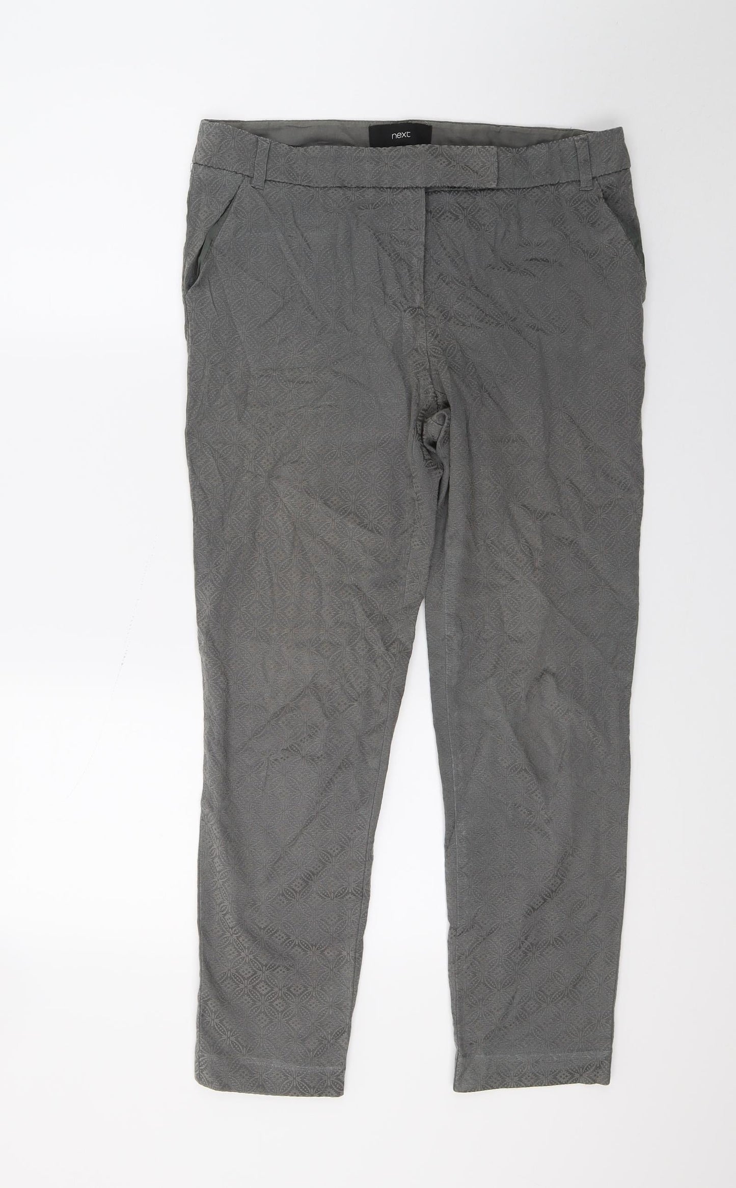 NEXT Womens Grey   Trousers  Size 10 L24 in