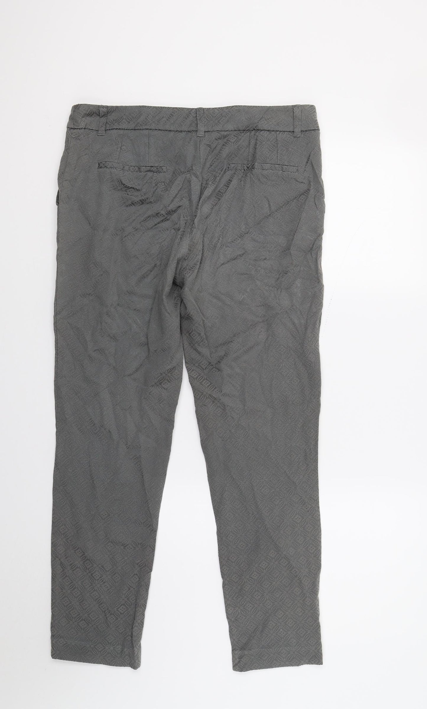 NEXT Womens Grey   Trousers  Size 10 L24 in