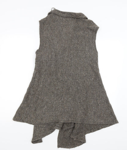 Back view of Atmosphere women’s brown wrap jumper, size L