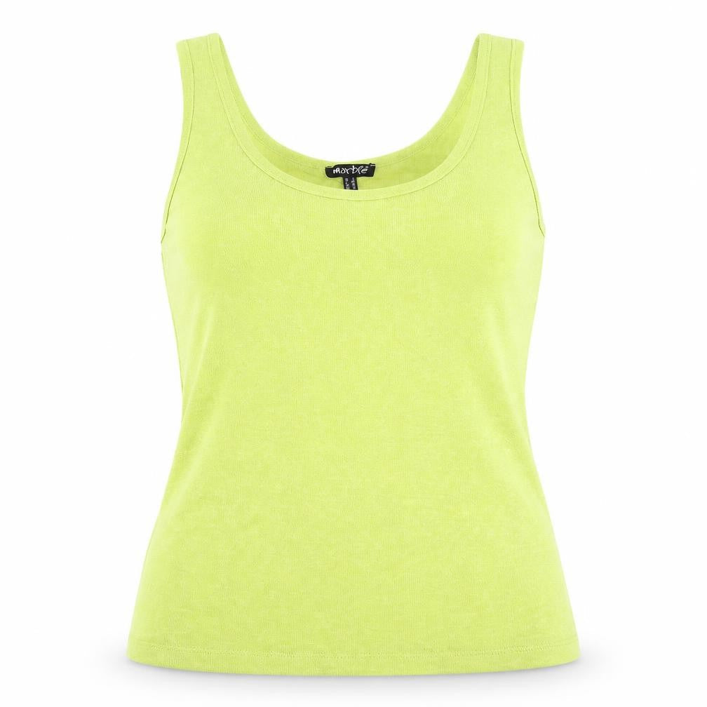 Marble Womens Yellow   Basic Tank Size 12