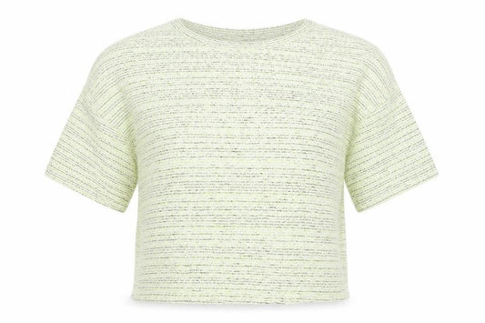 F&F Womens Green Striped  Pullover Jumper Size S