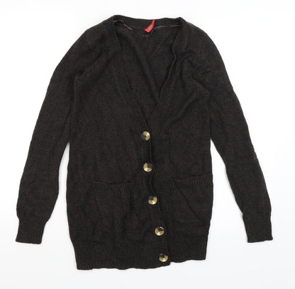 Divided Womens Brown   Cardigan Jumper Size 8