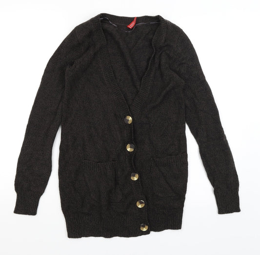 Divided Womens Brown   Cardigan Jumper Size 8