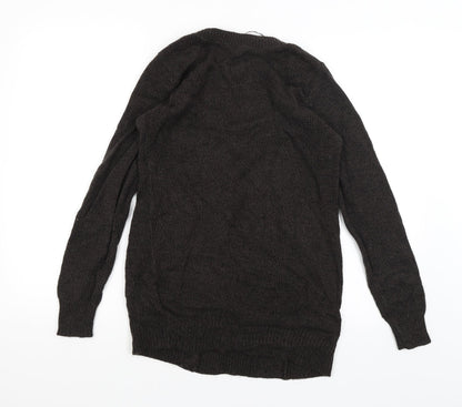 Divided Womens Brown   Cardigan Jumper Size 8