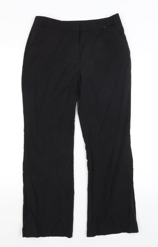 Dunnes Womens Black   Trousers  Size 8 L26.5 in