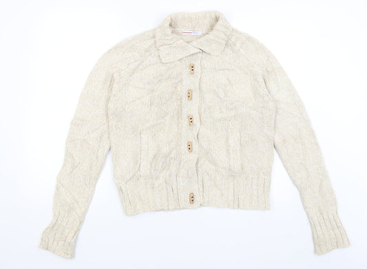 Papaya Womens Ivory   Cardigan Jumper Size 12