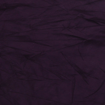 Brand and care label for Roman women’s purple cape jumper, size M