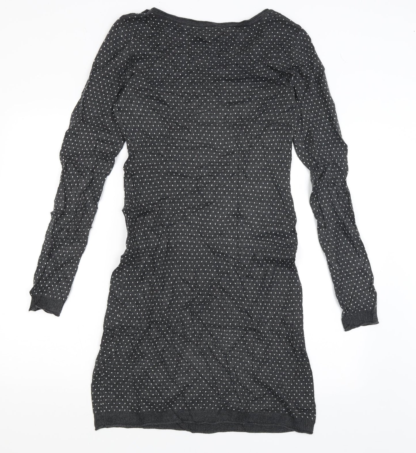 H&M Womens Grey   T-Shirt Dress  Size S