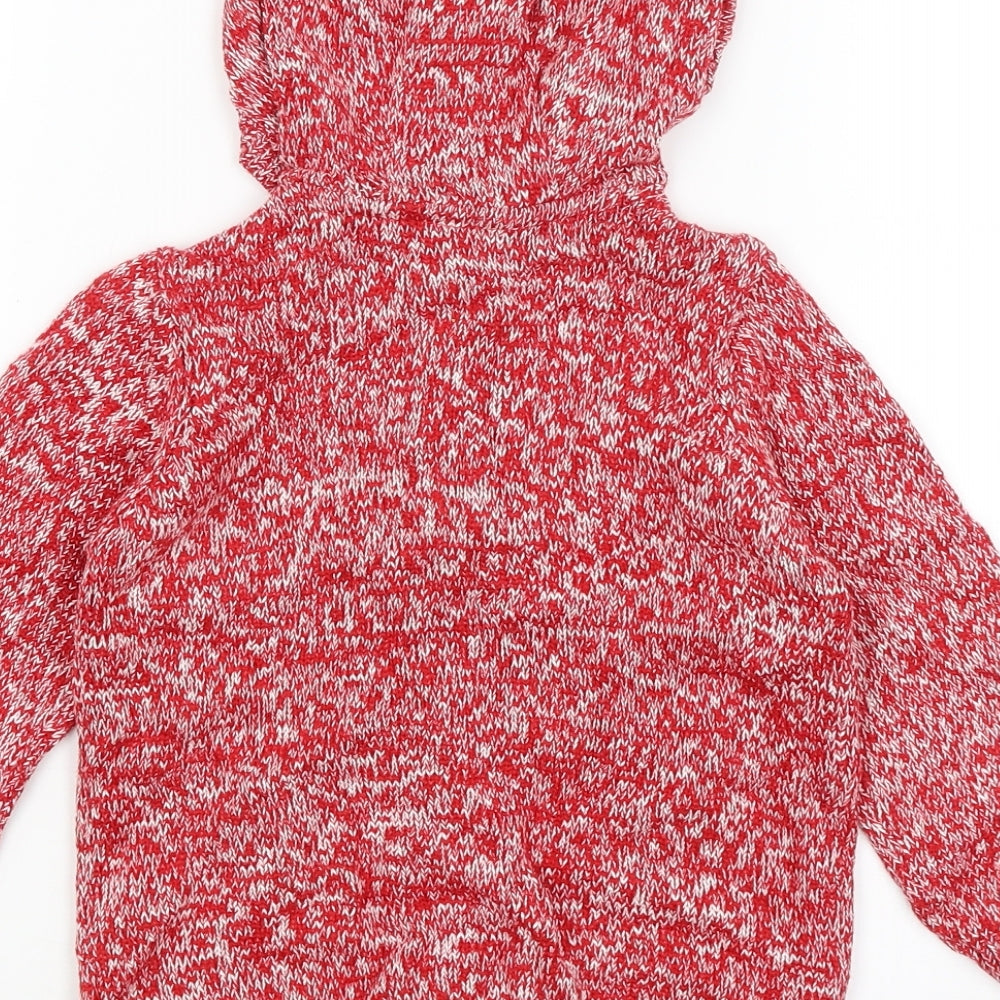 Mothercare Baby Red   Full Zip Jumper Size 18-24 Months