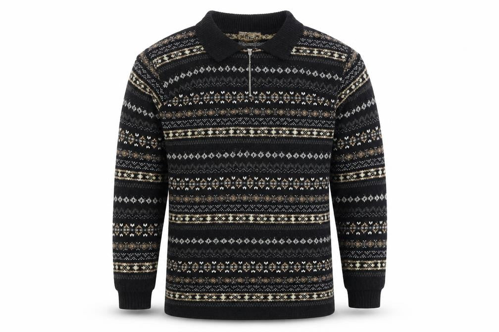 Camelot Mens Black   Pullover Jumper Size L