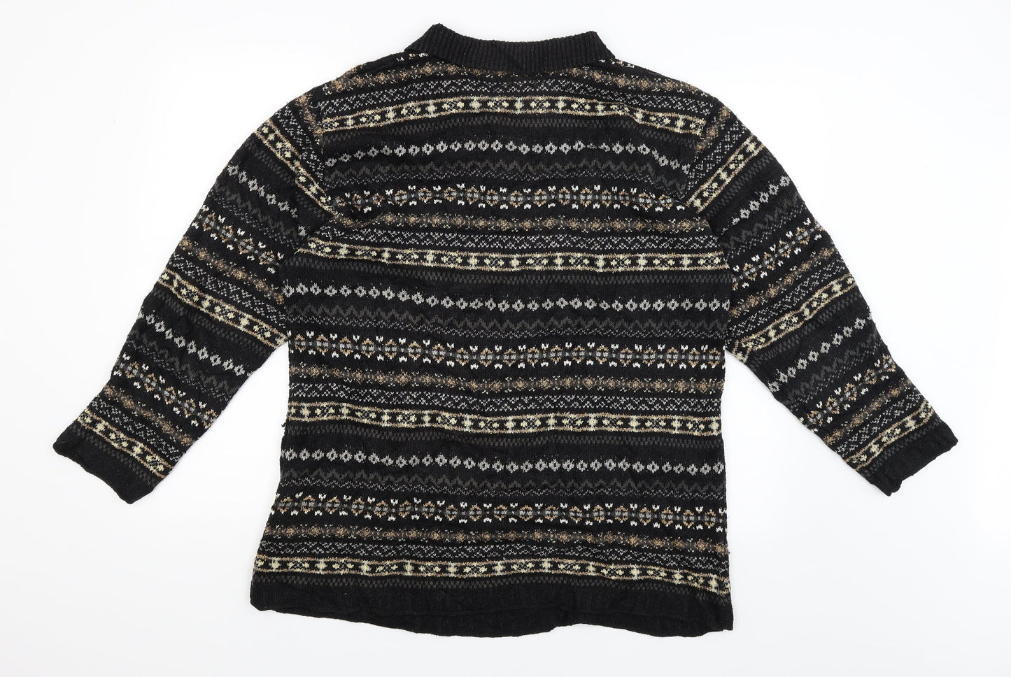 Camelot Mens Black   Pullover Jumper Size L