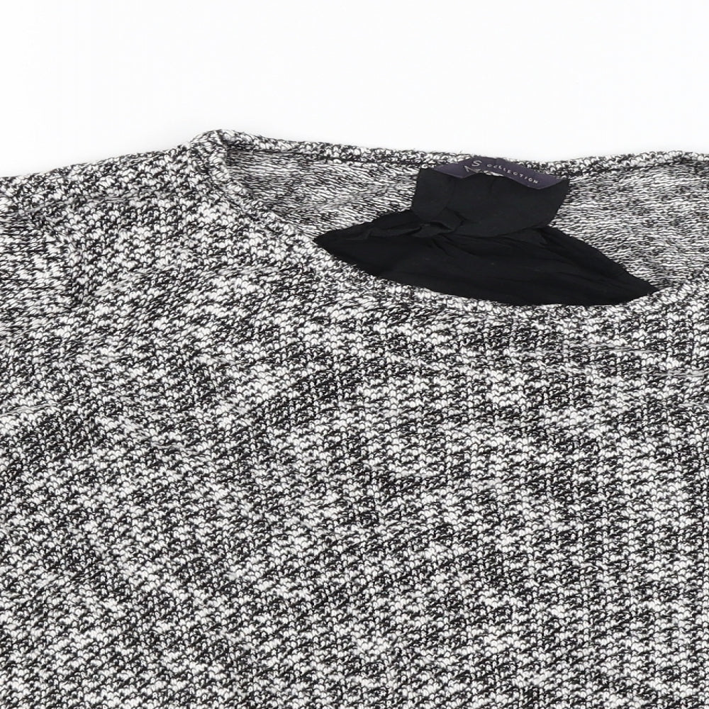 M&S Womens Grey   Pullover Jumper Size 16