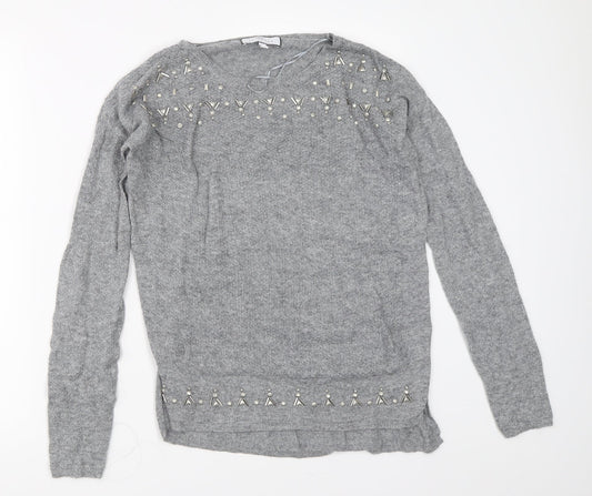 NEXT Womens Grey   Pullover Jumper Size 6