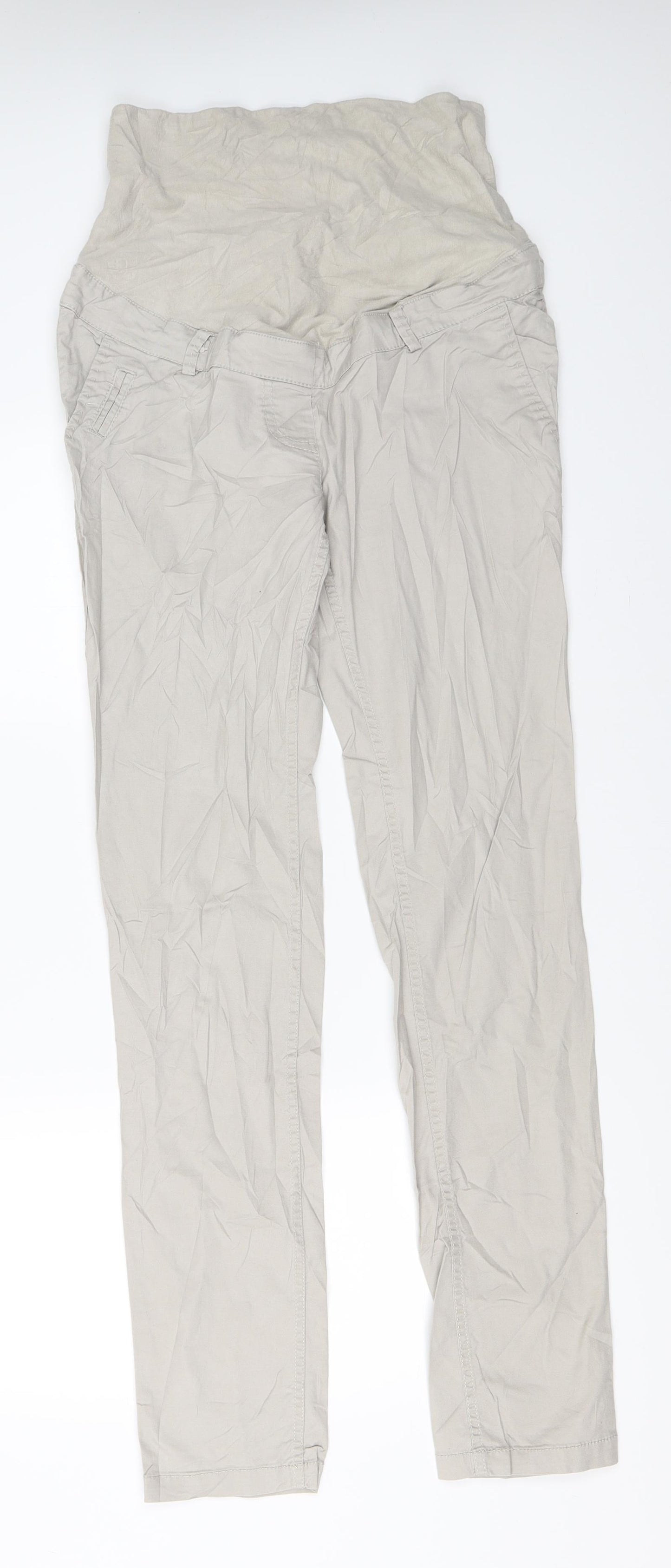 H&M Womens Beige   Chino Trousers Size 36 L32 in