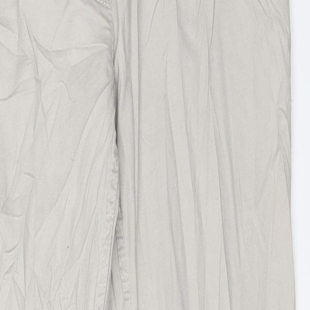 H&M Womens Beige   Chino Trousers Size 36 L32 in