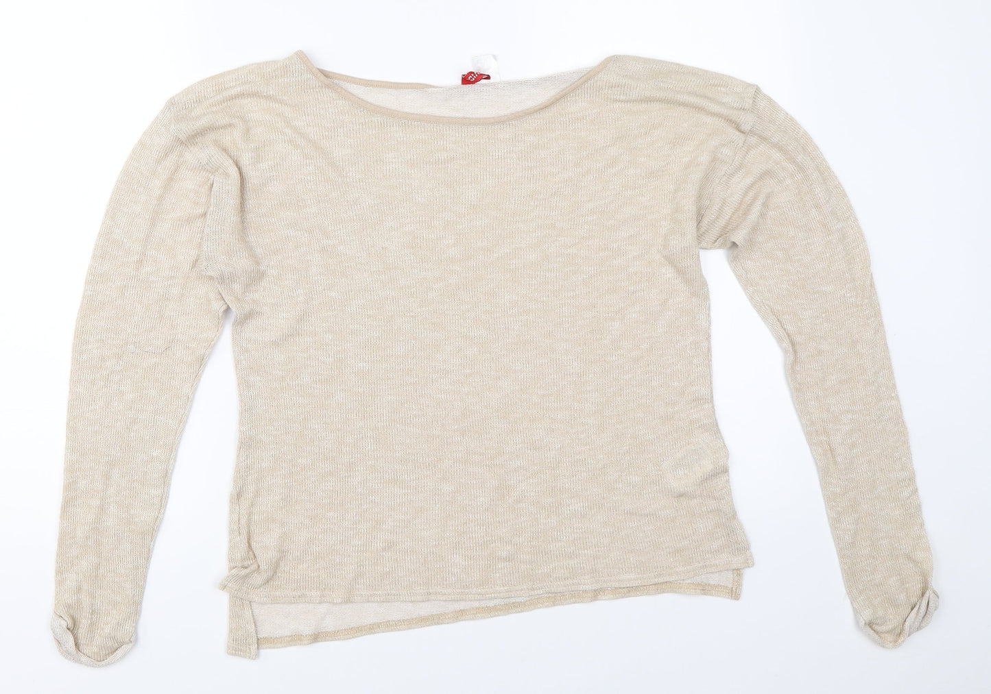 H&M Womens Beige   Pullover Jumper Size 34