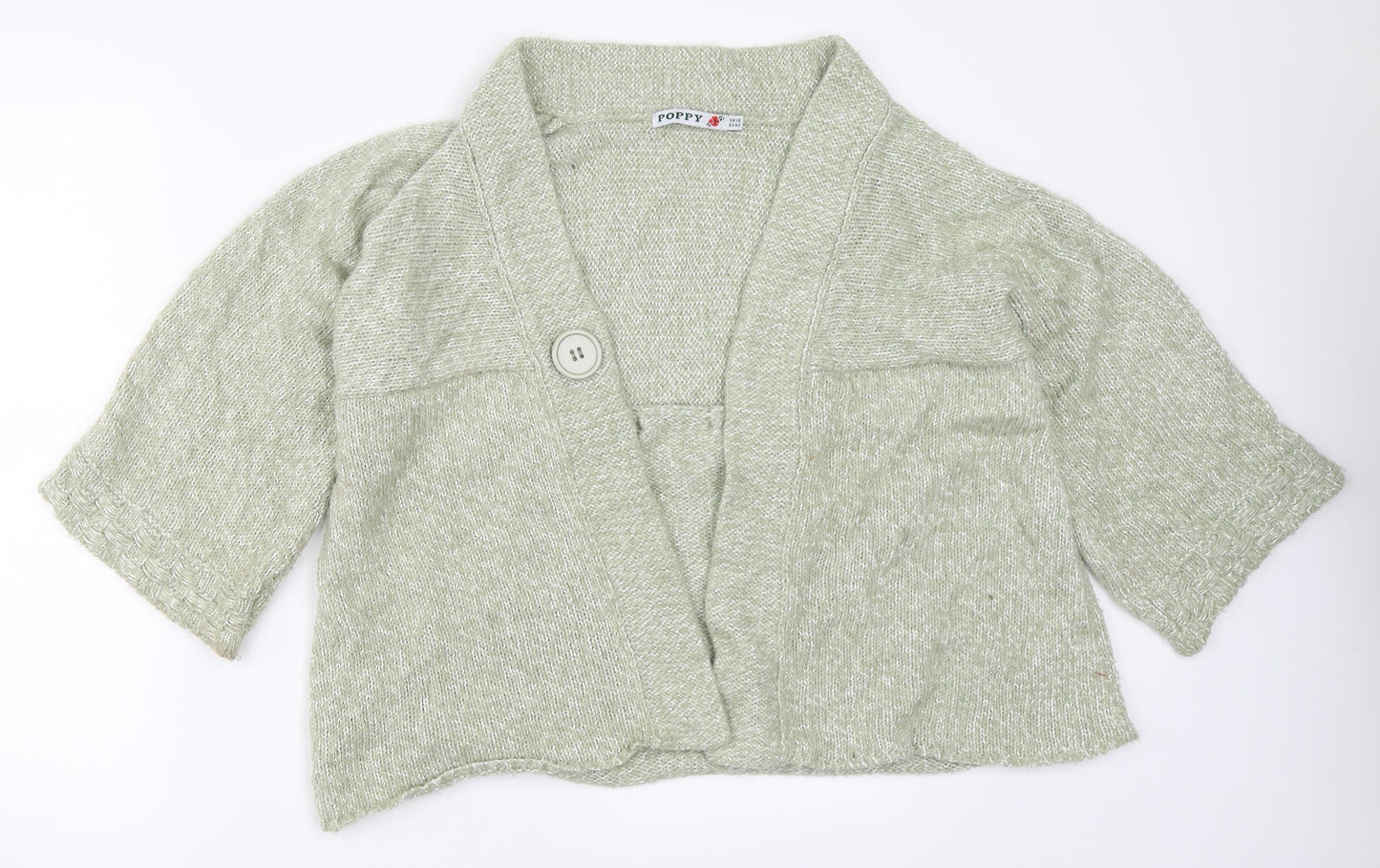 Poppy Womens Green   Cardigan Jumper Size 16