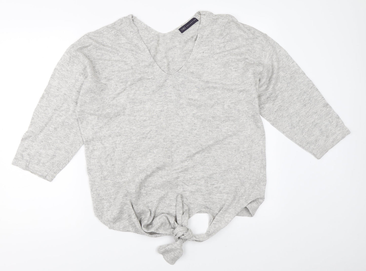 Marks and Spencer Womens Grey   Pullover Jumper Size 16