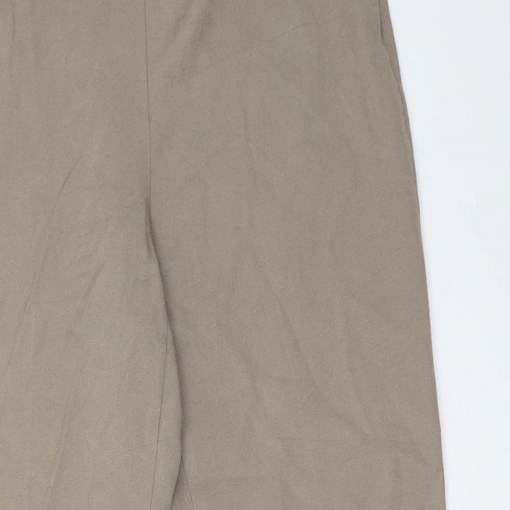 Marks and Spencer Womens Beige   Trousers  Size 14 L28 in