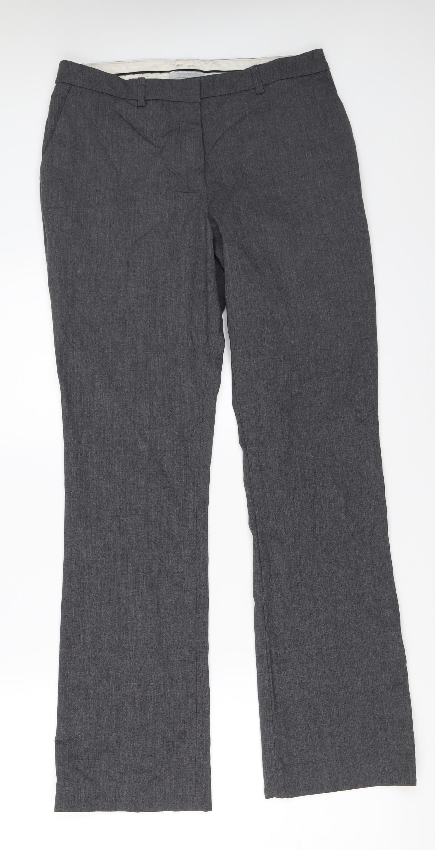 H&M Womens Grey   Trousers  Size 38 L30 in