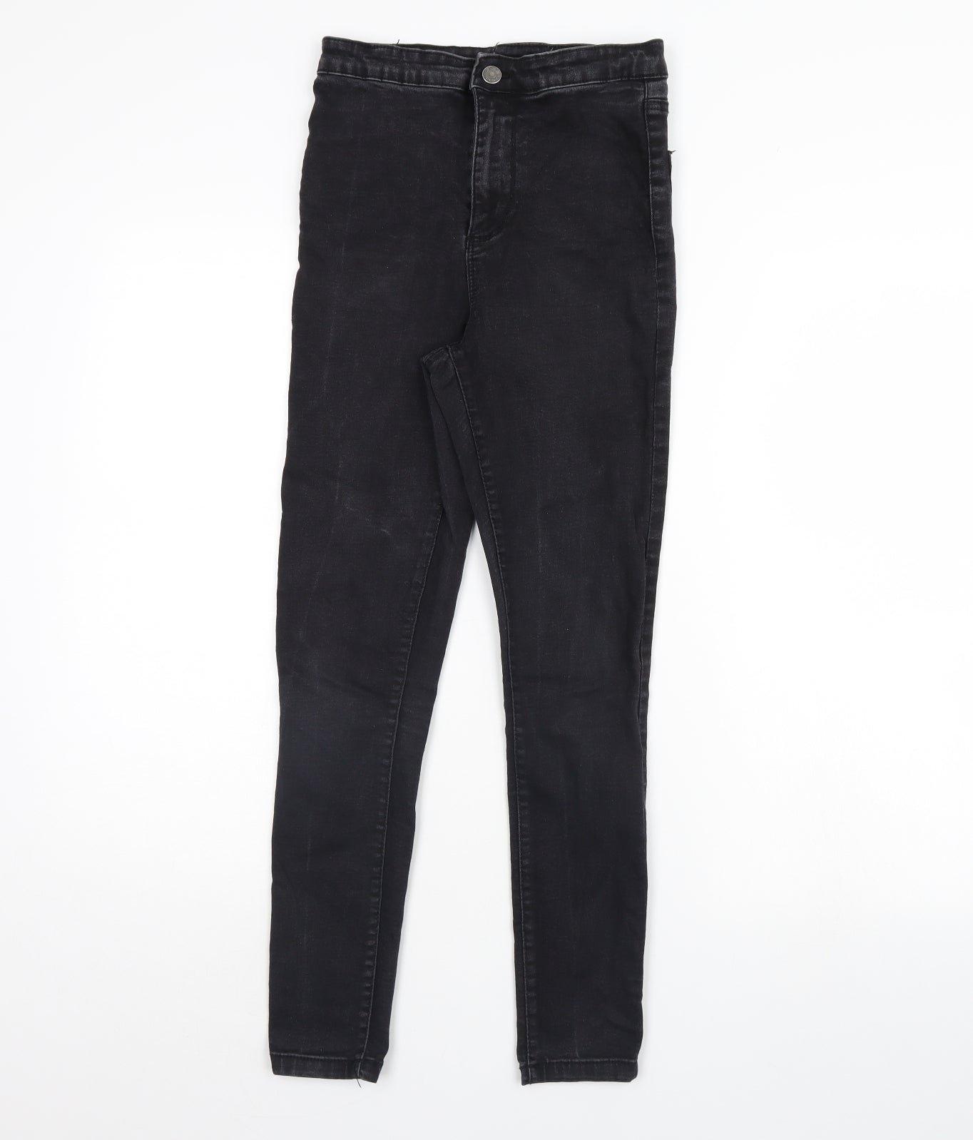 Denim & Co. Womens Black  Denim Skinny Jeans Size 10 L28 in
