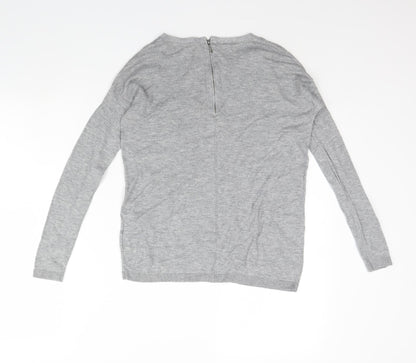 Next Womens Grey   Pullover Jumper Size 8