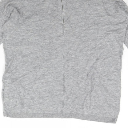 Next Womens Grey   Pullover Jumper Size 8