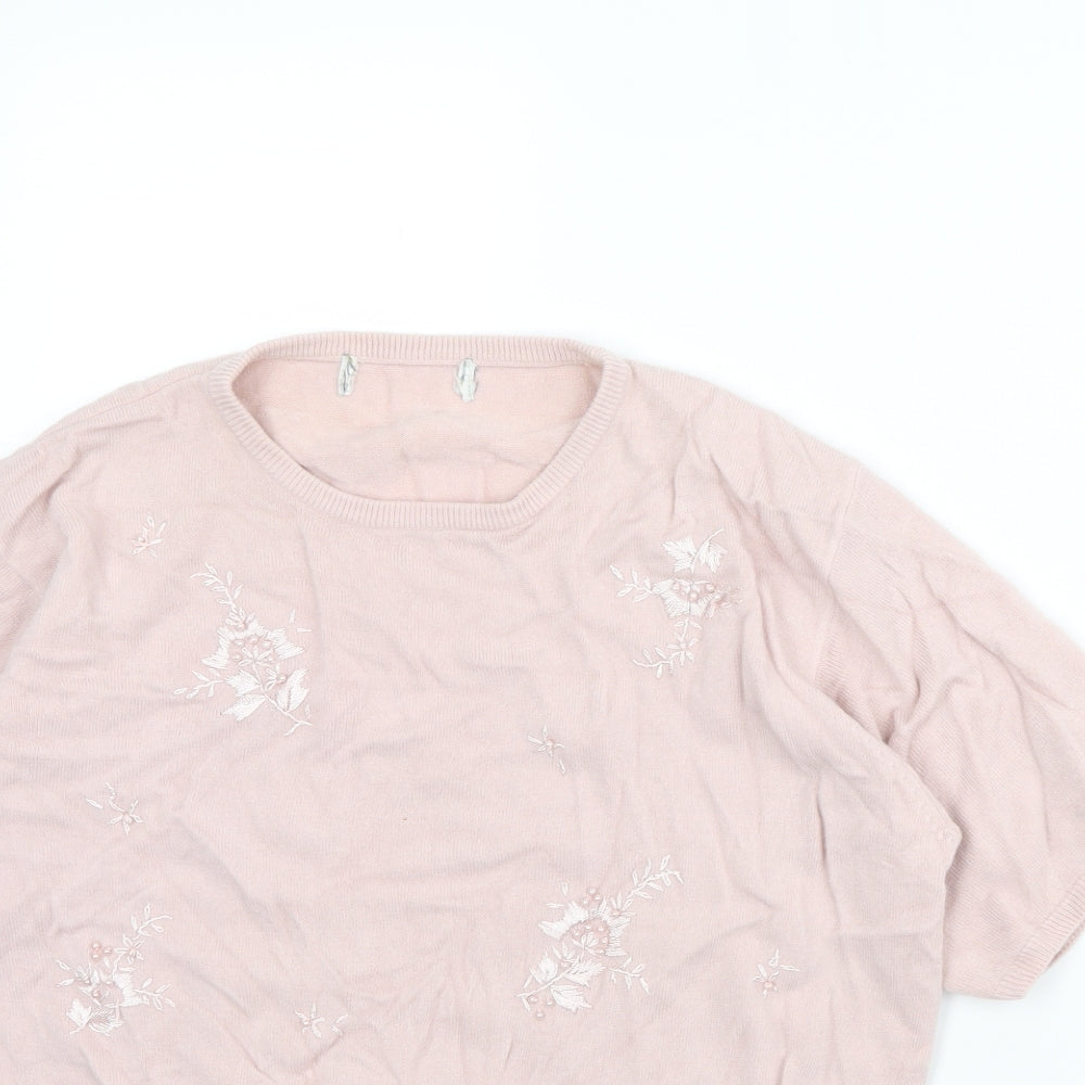 Preworn Womens Pink   Pullover Jumper Size 18