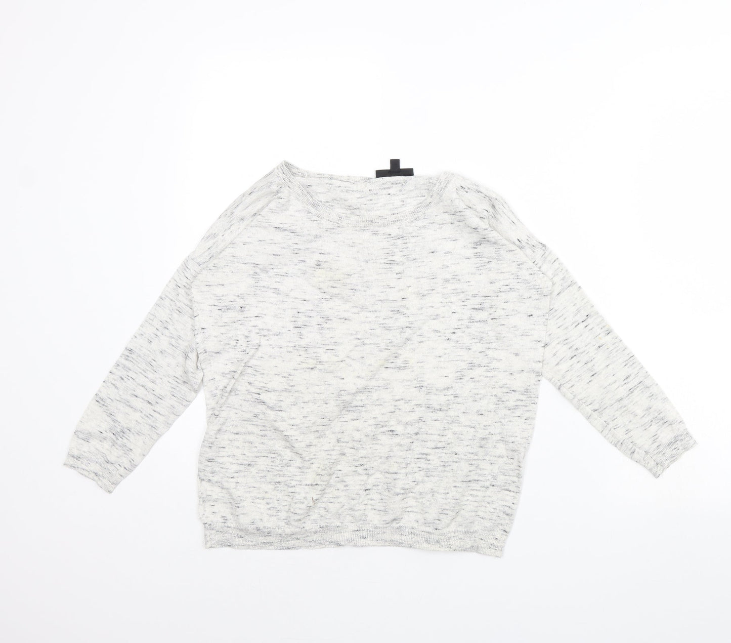 Warehouse Womens Grey   Pullover Jumper Size 6