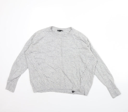 Topshop Womens Grey   Pullover Jumper Size 8