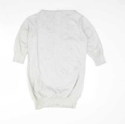 Next Womens Grey   Pullover Jumper Size S
