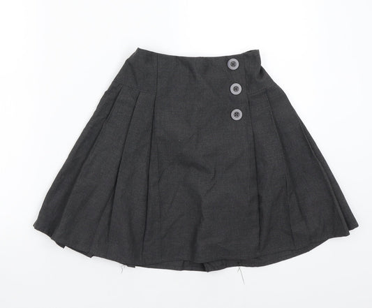 George Girls Grey   A-Line Skirt Size 10-11 Years