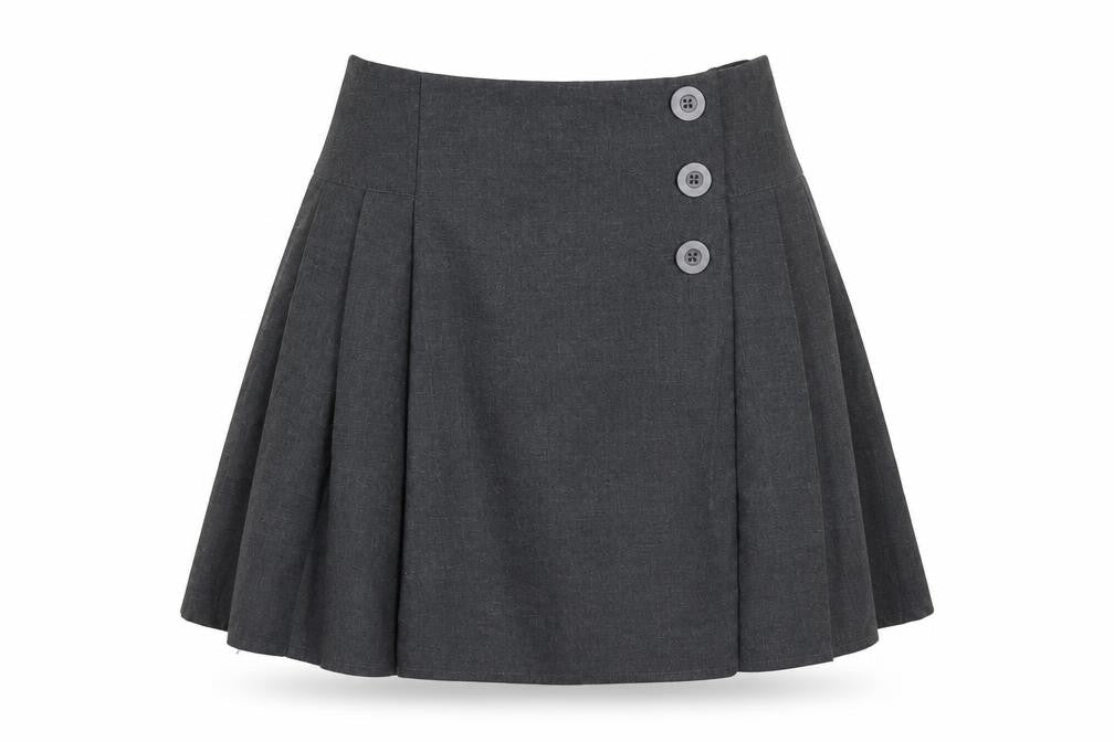 George Girls Grey   A-Line Skirt Size 10-11 Years