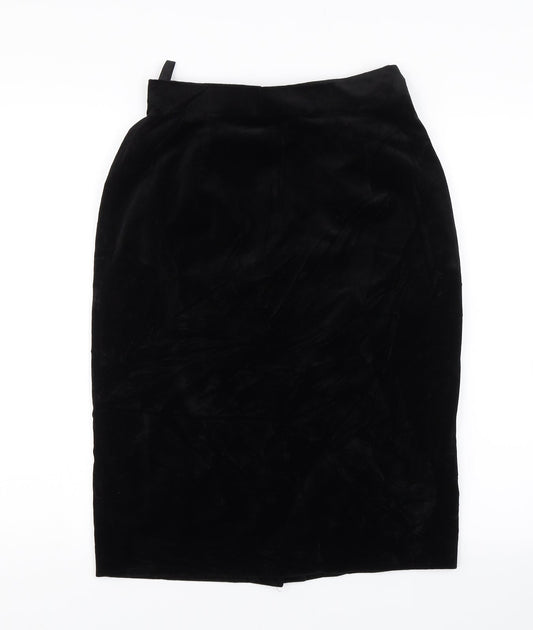 Opera Womens Black   Straight & Pencil Skirt Size 12