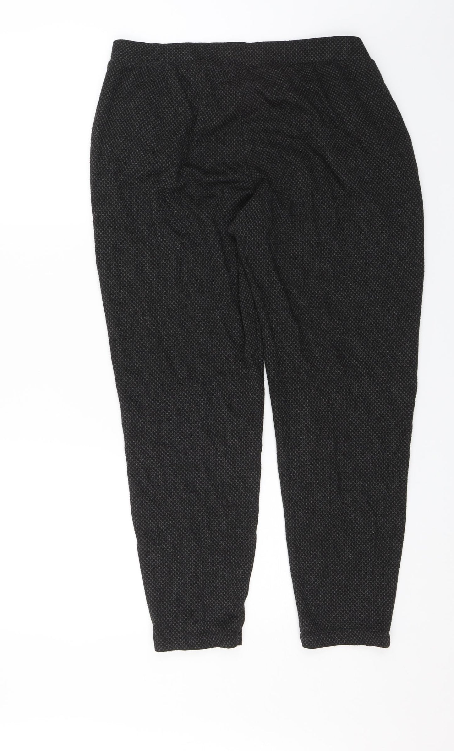Preworn Womens Black   Trousers  Size 12 L25 in