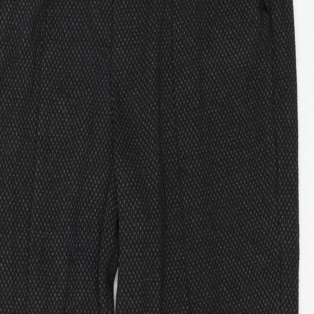 Preworn Womens Black   Trousers  Size 12 L25 in