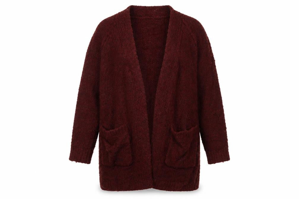 New Look Womens Red   Cardigan Jumper Size S