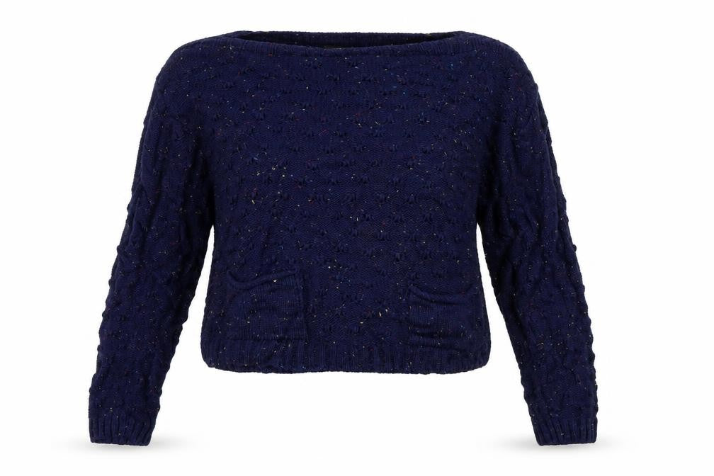 M&Co Womens Blue   Pullover Jumper Size L