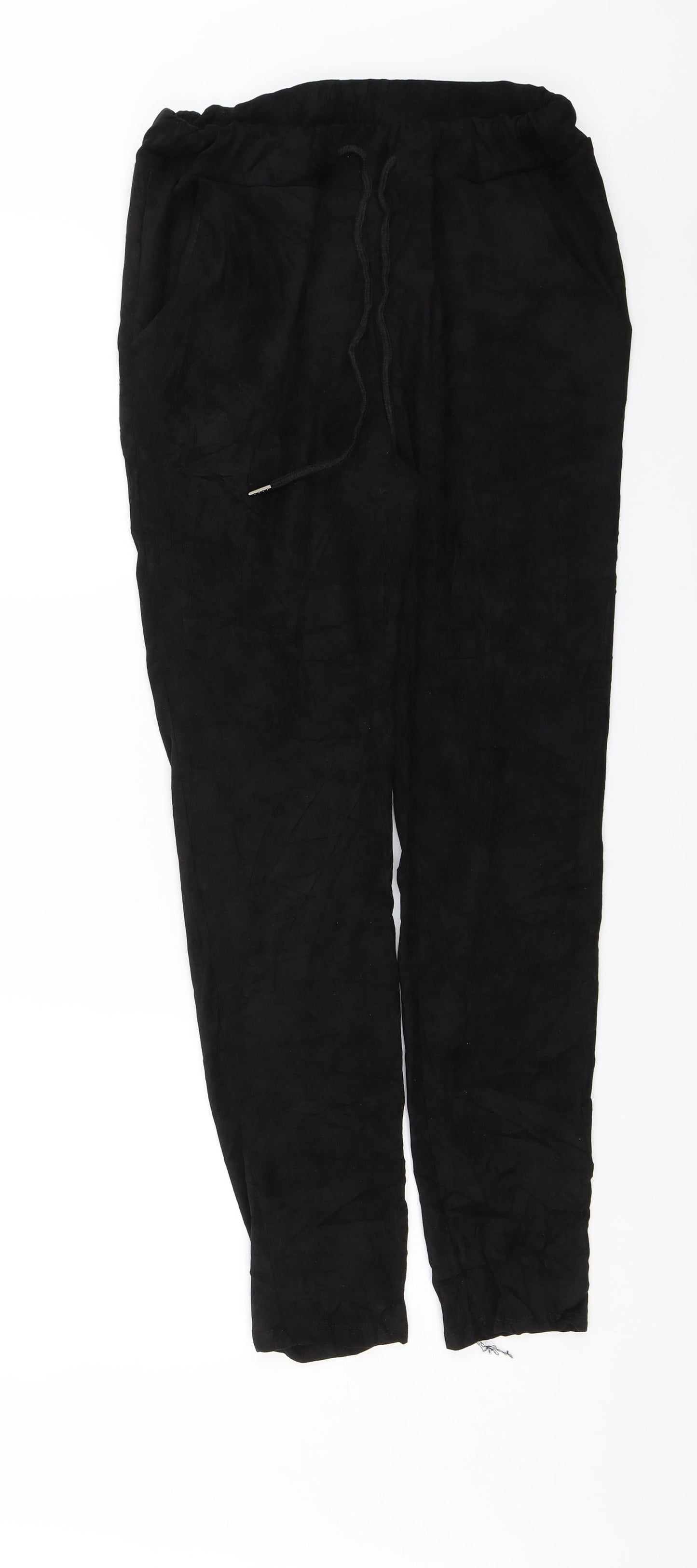 Preworn Womens Black   Trousers  Size 28 in L26 in