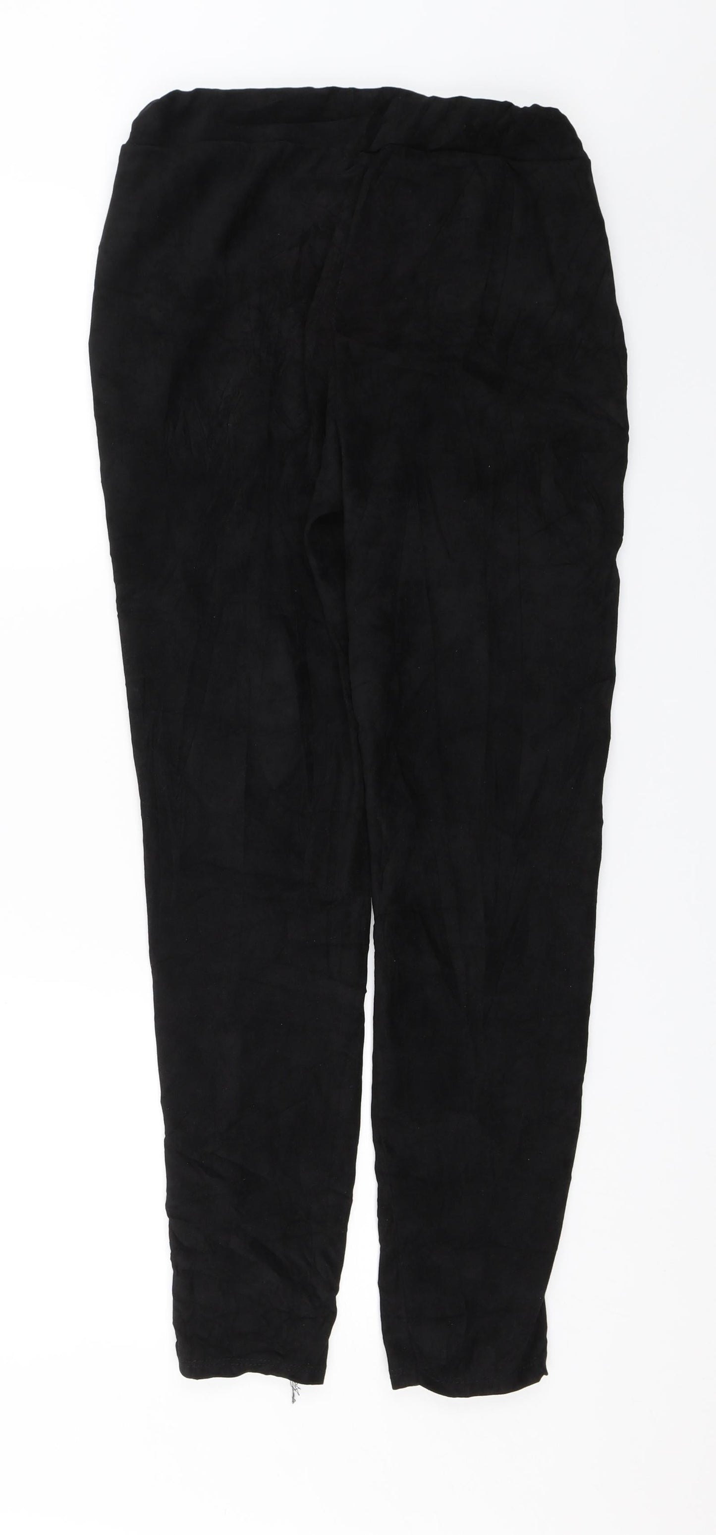 Preworn Womens Black   Trousers  Size 28 in L26 in
