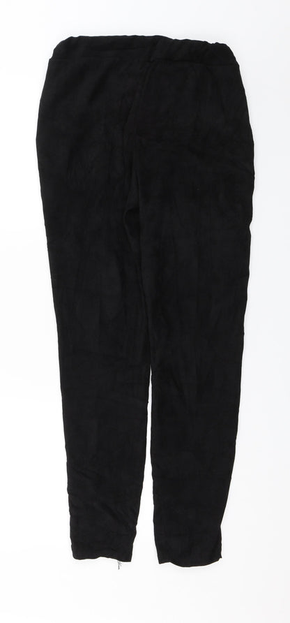 Preworn Womens Black   Trousers  Size 28 in L26 in