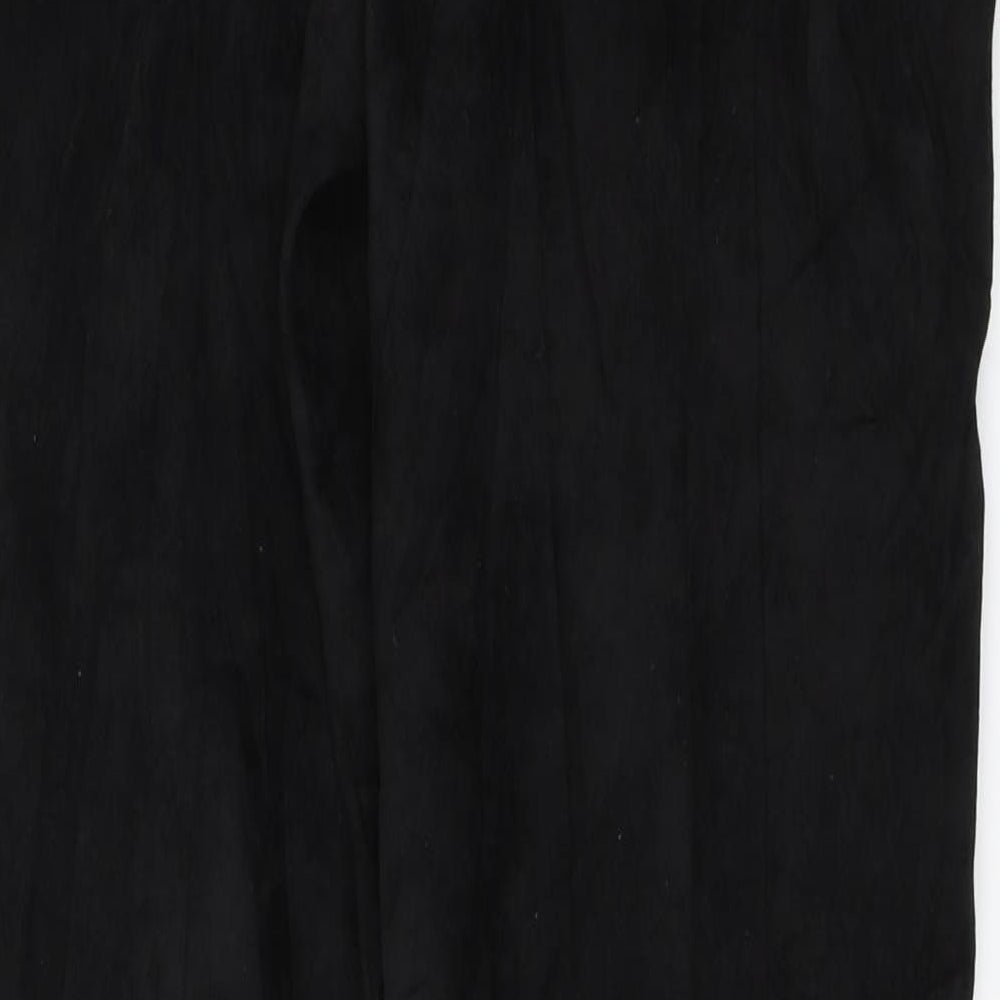 Preworn Womens Black   Trousers  Size 28 in L26 in